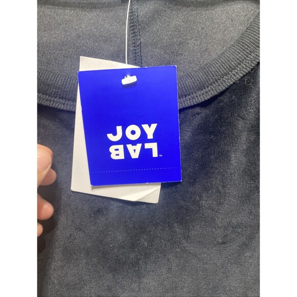 JoyLab Women’s Black Velour Long Sleeve Sweatshirt Small Soft Luxe Pullover NWT - Picture 6 of 9